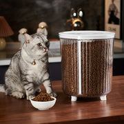 Pet Food Storage Bucket - Dust-Proof, Moisture-Proof Cat Food Dog Food Bucket with Cover - Furulais