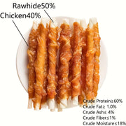 3.53oz Dog Chew Treats - Freeze-Dried Chicken and Calcium Bone Cat Treats - Furulais